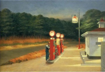 gaz Edward Hopper Peinture à l'huile
